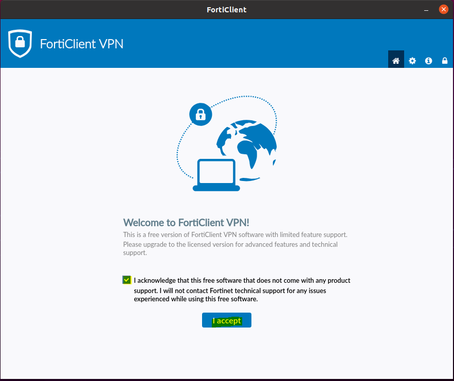 Forticlient Linux ACESSO REMOTO A VPN INCOR