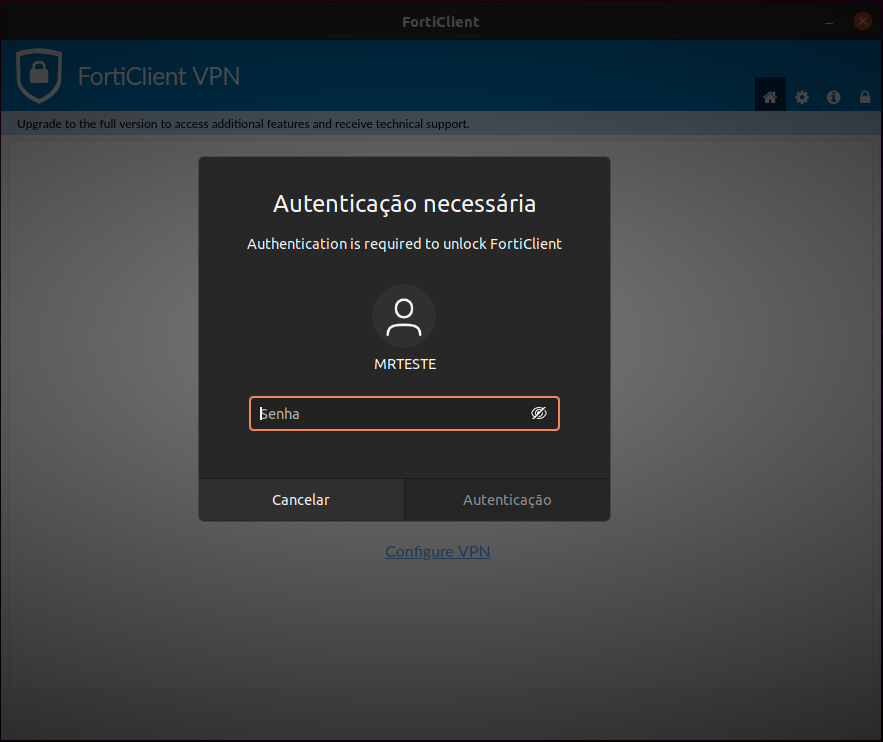 Forticlient Linux ACESSO REMOTO A VPN INCOR